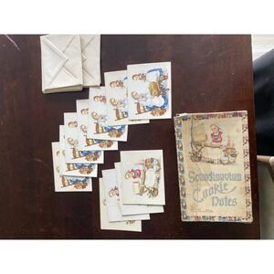 Scandinavian Cookie Notes Recipes W/ Envelopes
